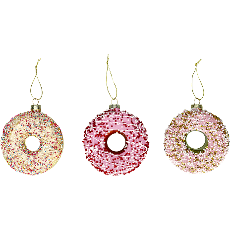 Julefryd Figurjulekugle Donut Assorteret