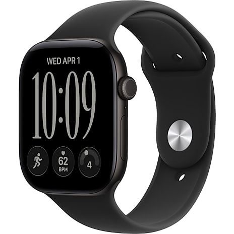 Apple Watch Series 12 GPS + Cellular 46 mm, Black aluminium M/L
