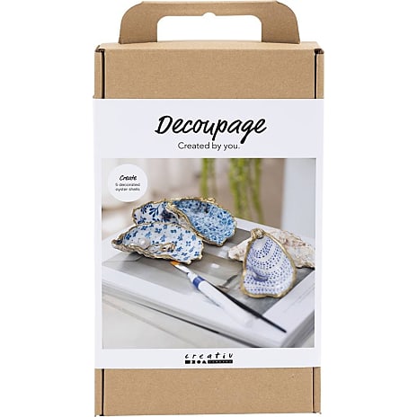 Creativ Company Decoupage-sæt Østersskaller