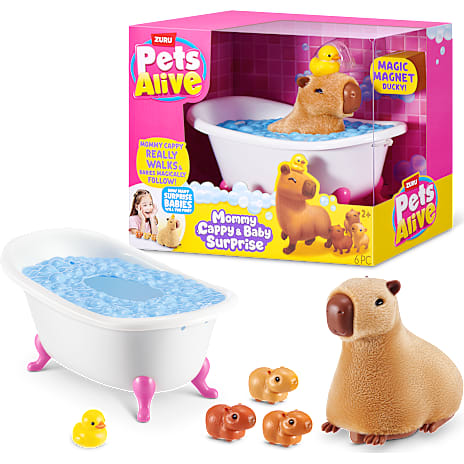 Pets Alive Mommy Capybara and Baby Surprise