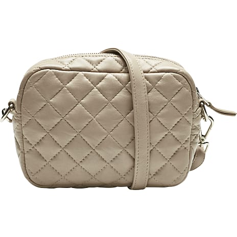 Skindtaske med Quilt Beige