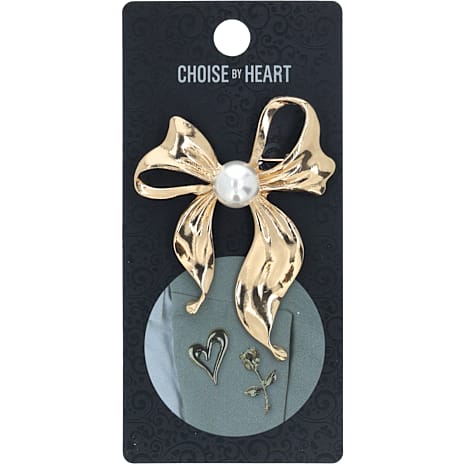 Choise by heart CBYH Dame Broche Guldfarvet