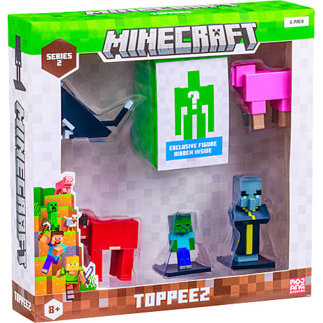 Minecraft Figurer 6 cm 6-Pak