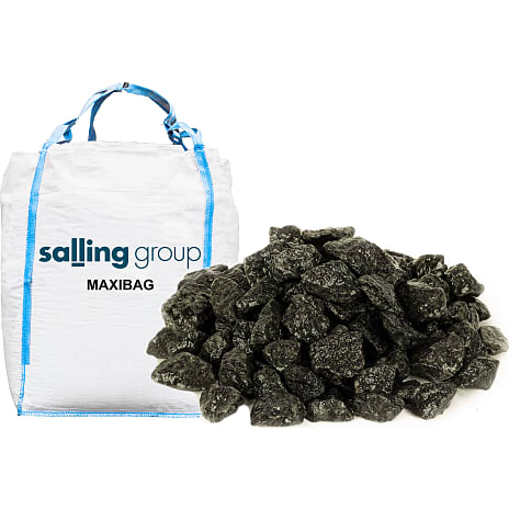 Maxibag Sorte Granitskærver 16-22 mm Bigbag