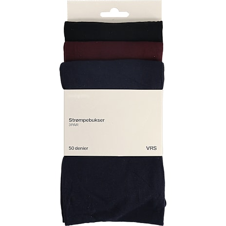 VRS Dame strømpebukser, S/M, navy