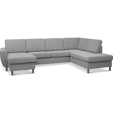 Madrid Nordic Venstrevendt U-Sofa Lysegrå
