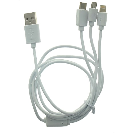 Sinox One 3-i-1 Kabel 1 Meter Hvid