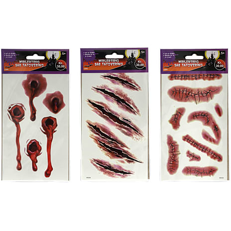 Halloween Tattoo Ar Assorteret