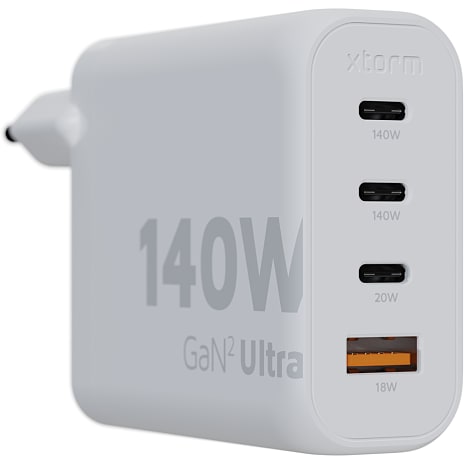 Xtorm GaN2 Ultra Oplader 140W Hvid