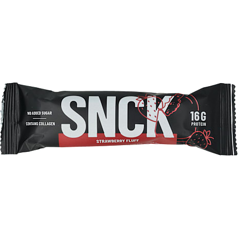 Snck Strawberry Fluff Proteinbar med jordbærsmag