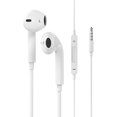 Sinox In-Ear Høretelefoner Med Mikrofon Hvid