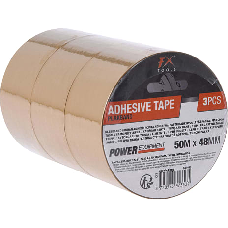 Andre Mærker Pakketape brunt 3-pak 48 mm x 50 meter 3 stk.