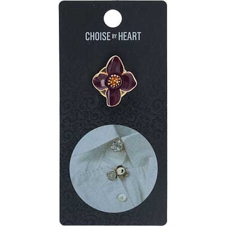 Choise by heart Dame Knappepynt Guldfarvet