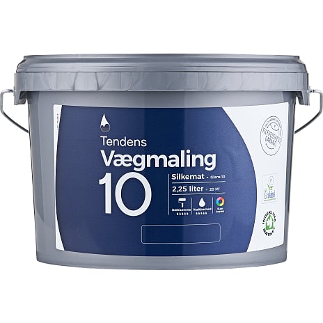 Tendens vægmaling silkemat 10 2.25 liter 2250 ml