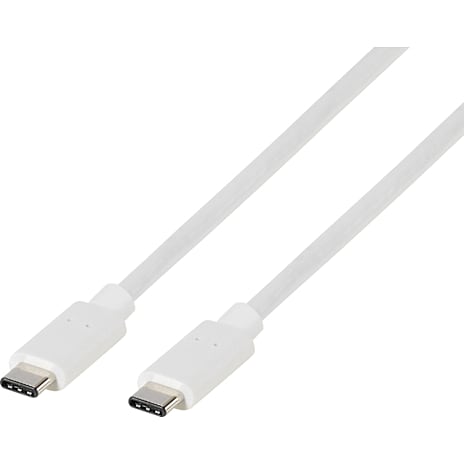 Vivanco USB-C til USB-C 2.0 Kabel 1,2 m Hvid
