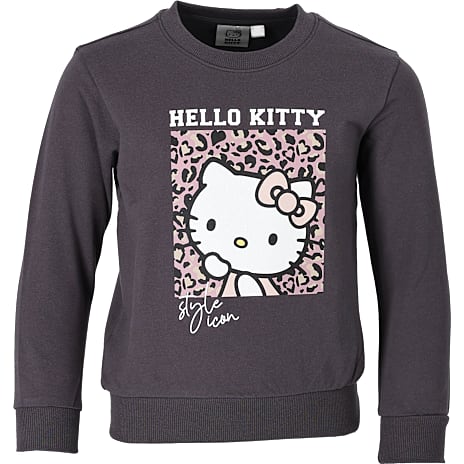 Licens Hello Kitty sweatshirt str. 122/128 - grå 1 stk.