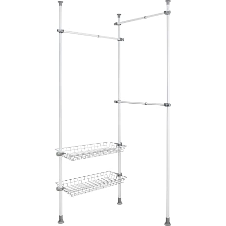 Wenko Herkules duo garderobestativ hvid
