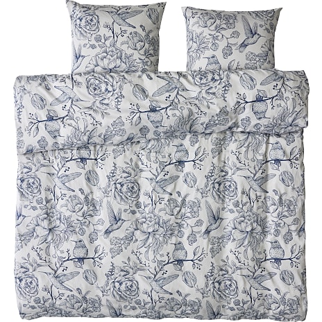 Maison Sengetøj 200x220 cm Romantic Garden Blå