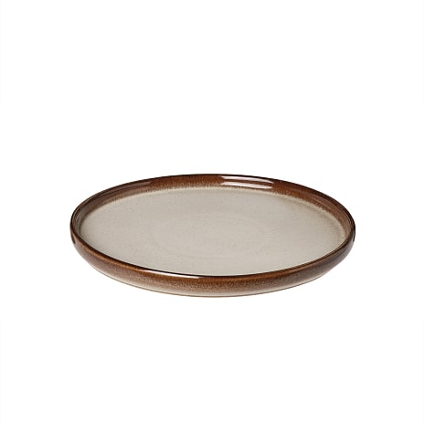 Aida Søholm Sonja frokosttallerken - brun (Ø: 21 cm) 1 stk.