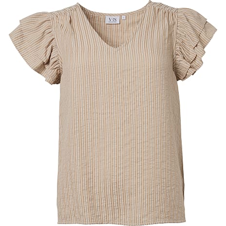 VRS Dame Top Str. L Beige
