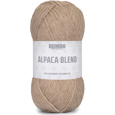 Bumbo By Mayflower Alpaka Uldblandingsgarn Sand 002