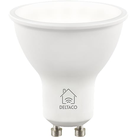 Deltaco Smart LED-pære GU10 Hvid