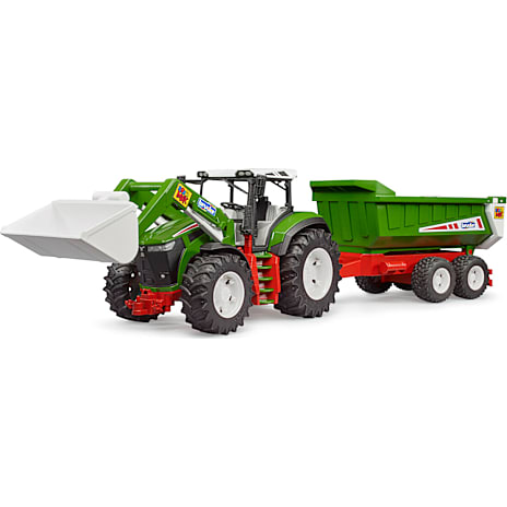 Bruder Roadmax Traktor med Frontlæsser og Tipvogn