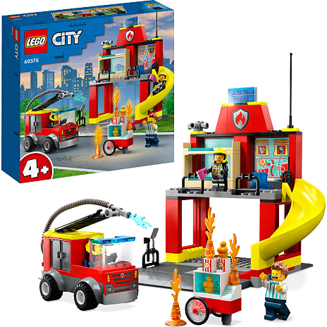 LEGO City 60375 Brandstation og brandbil | online