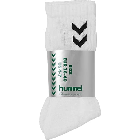 Hummel Tennissokker hvid str. 10 3-pak