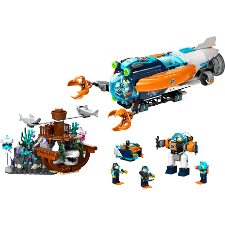 LEGO® City Dybhavsudforsknings-ubåd 60379 på