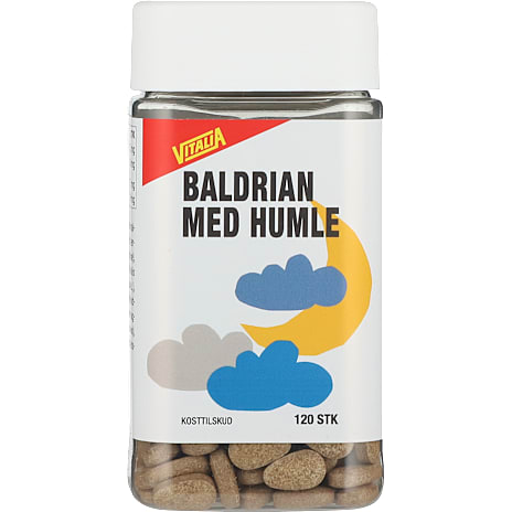 Vitalia baldrian + humle 120 stk.