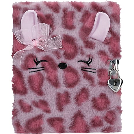 TOPModel Cosy Cat Dagbog Med Lås Pink