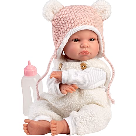 Llorens Dukke Med Hvide Overalls 38 cm