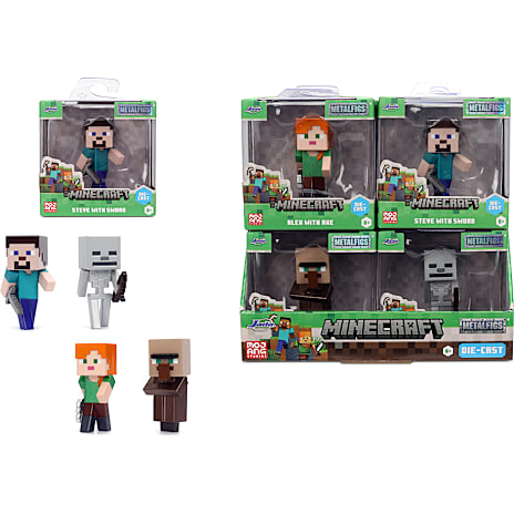 Jada Toys Minecraft Figur 6,5 cm Wave 4 Assorteret