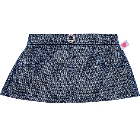 Build-A-Bear Denim Glimmer Nederdel