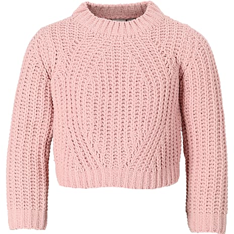 VRS Børne Strik Bluse Str. 98/104 Rosa