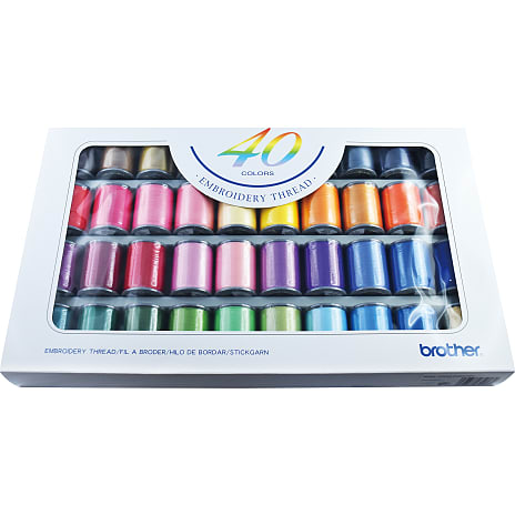Brother SKiTCH PP1 Broderimaskinetråd 40 Farver