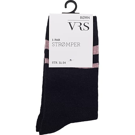 VRS Børne Strømper Str. 31/34 Sort