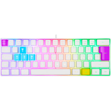 EXE Imp Color Pop Mini Gaming Tastatur Hvid