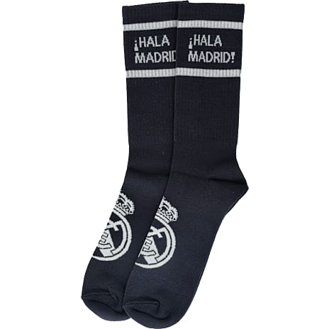 Real Madrid 2-pak Strømper Str. 39/42 Sort