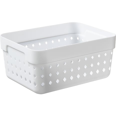 Nordic Houseware Group Seoul Organizer kurv m. genanvendeligt plast - hvid (L) 1 stk.
