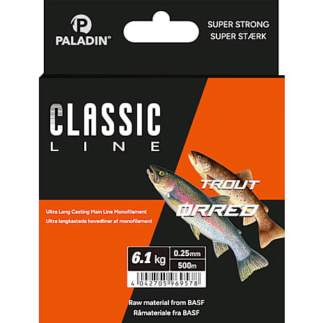 Paladin CLASSIC Mono Fiskeline Klar