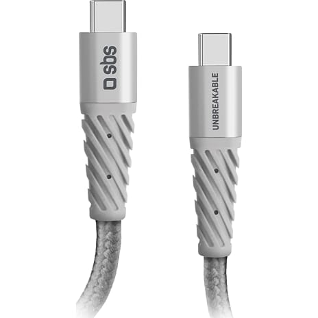 SBS lightning kabel 1,5 meter - sølvfarvet 1 stk.