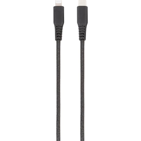 Vivanco Longlife USB-C/Lightning Kabel Sort