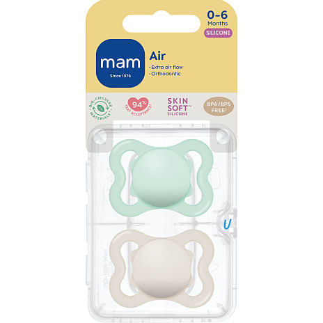 MAM Anatomiske sutter silikone 0-6 mdr.