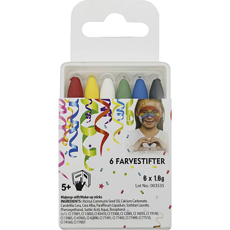 Farvestifter 6-pak