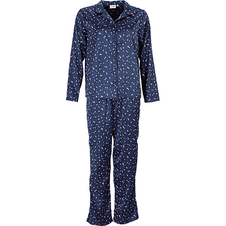 VRS Dame Satin Pyjamas 2XL Hjerter