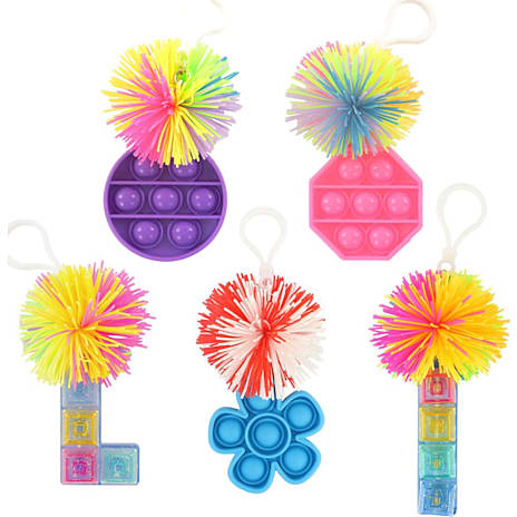 Scoop pom pom poppere – flere varianter – assorteret 1 stk.