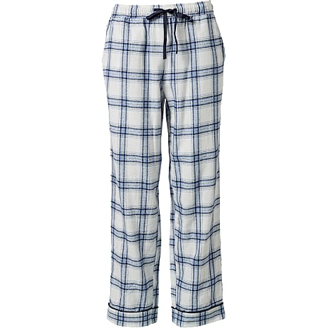 VRS Dame Pyjamasbukser Str. M Råhvid