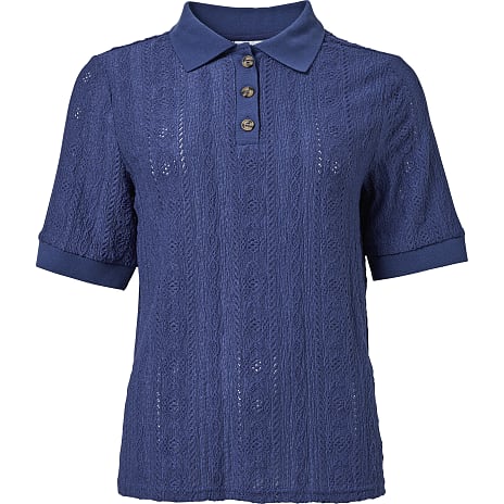 VRS Dame Polo T-shirt Str. 2XL Blå
